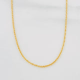 Cadena Lazo 0.85g / 45cm / 1.27mm Oro Amarillo 18K