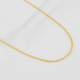 Cadena Lazo 0.85g / 45cm / 1.27mm Oro Amarillo 18K