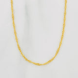 Cadena Singapur 1.65g / 50cm / 1.74mm Oro Amarillo 18K