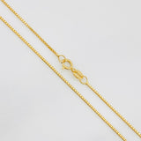 Cadena Veneciana 2.35g / 45cm / 0.81mm Oro Amarillo 18K