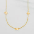 Cadena Aro Seguido Figuras 2.65g / 45cm / 1.11mm Oro Amarillo 18K