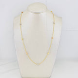 Cadena Espiga 3.15g / 40cm / 1.6mm Tres Oros 18K