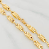 Cadena Rustica Tornillo 14.4g / 60cm / 5.04mm Oro Amarillo 18K