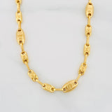 Cadena Rustica Tornillo 11.05g / 50cm / 5.58mm Oro Amarillo 18K