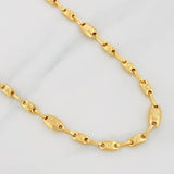 Cadena Rustica Tornillo 11.05g / 50cm / 5.58mm Oro Amarillo 18K