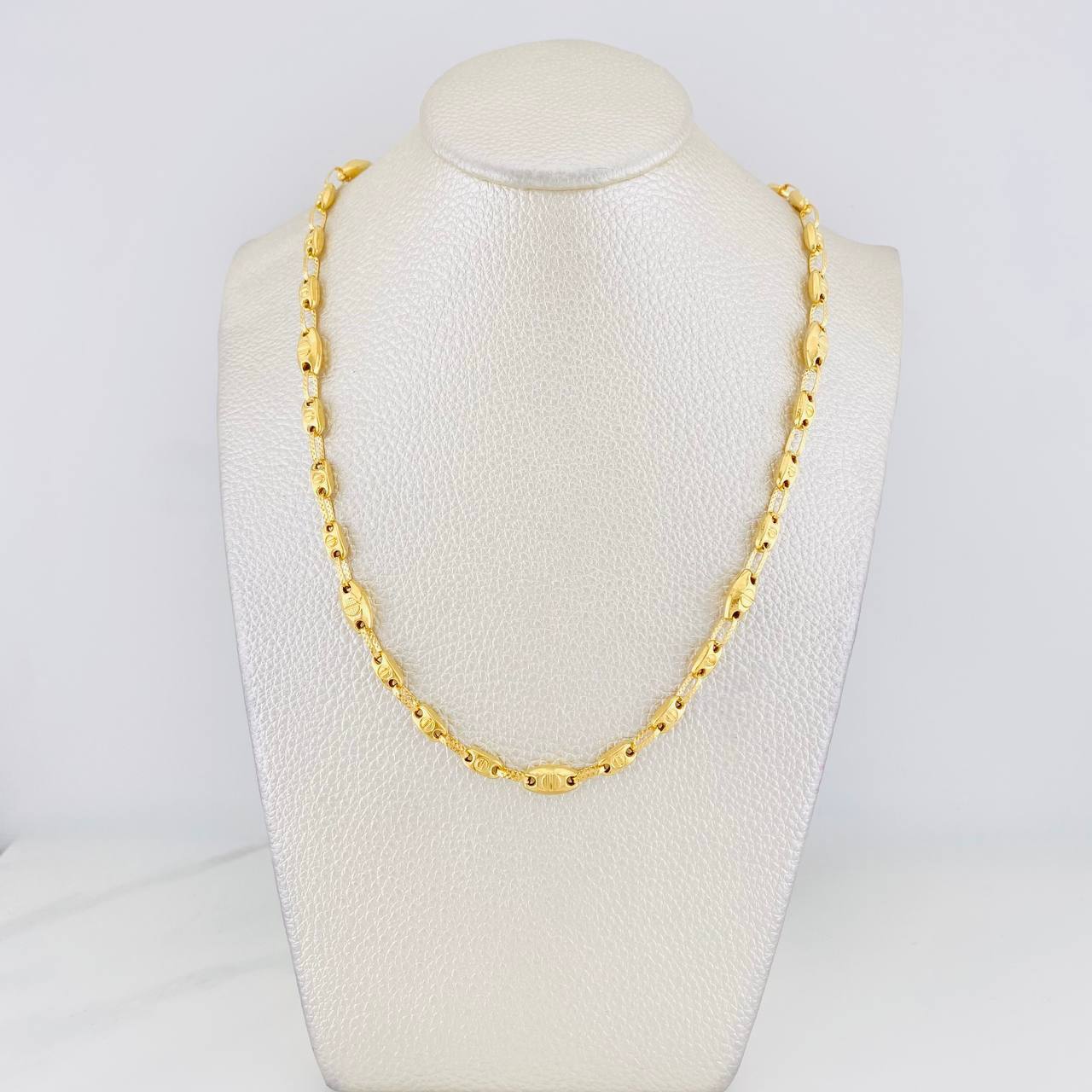 Cadena Rustica Tornillo 11.05g / 50cm / 5.58mm Oro Amarillo 18K