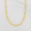 Cadena Rustica Cilindro 7.5g / 50cm / 3.17mm Oro Amarillo 18K