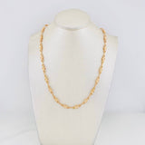 Cadena Rustica Trebol 8.4g / 45cm / 5.19mm Oro Rosa 18K