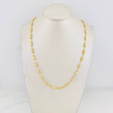 Cadena Rustica Barril 8.15g / 60cm / 3.36mm Oro Amarillo 18K