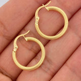 Candongas Tefi 1.4gr / 2cm / Oro Amarillo 18K &