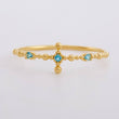 Anillo Cruz de Esferas 0.7g / T6 Oro Amarillo 18K