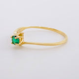 Anillo Brazo Pave 0.95g / T5 1/2 Oro Amarillo 18K