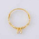Anillo Solitario GC 1.45g / T6 Oro Amarillo 18K