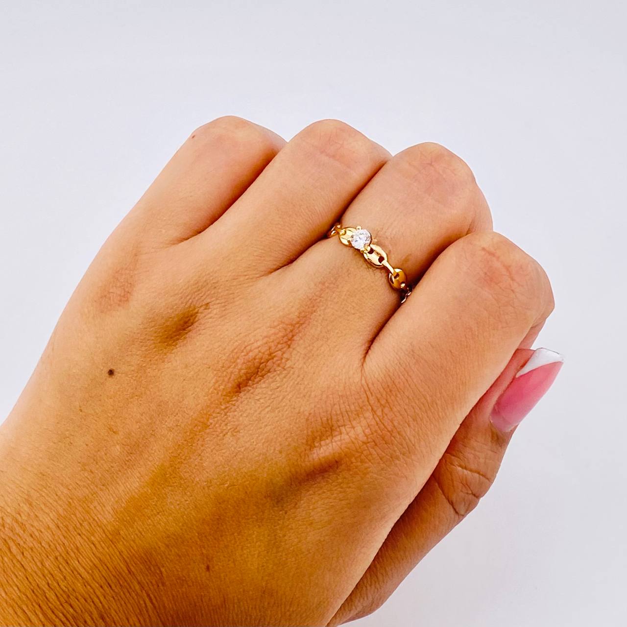 Anillo Solitario GC 1.45g / T6 Oro Amarillo 18K