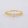 Anillo Solitario Infinitos 1g / T5 1/2 Oro Amarillo 18K