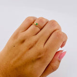 Anillo Brazo Pave 0.95g / T5 1/2 Oro Amarillo 18K