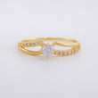 Anillo Lazos Tupidos 1.2g / T5 Oro Amarillo 18K