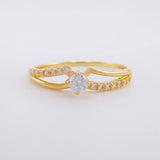 Anillo Lazos Tupidos 1.2g / T5 Oro Amarillo 18K