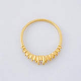 Anillo Carril Trinity 1.55g / T6 3/4 Oro Amarillo 18K