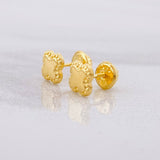 Topos Trebol 0.45g / 6mm Oro Amarillo 18K