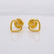 Topos Silueta Corazón 0.65g / 6.2mm Oro Amarillo 18K