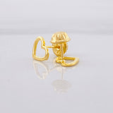 Topos Silueta Corazón 0.65g / 6.2mm Oro Amarillo 18K