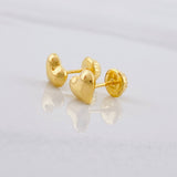 Topos Corazón 0.55g / 5.9mm Oro Amarillo 18K