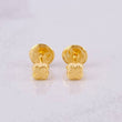 Topos Trébol Diamantado 0.4g / 3.5mm Oro Amarillo 18K