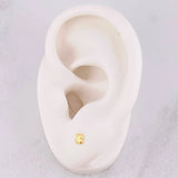 Topos Trebol 0.4g / 3.5mm Oro Amarillo 18K