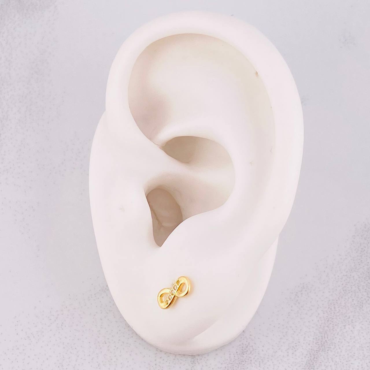 Topos Infinito 0.7g / 3.7mm Oro Amarillo 18K