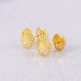 Topos Circulo Corona 0.85g / 6.6mm Oro Amarillo 18K