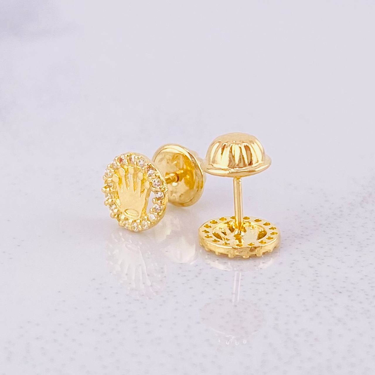 Topos Circulo Corona 0.85g / 6.6mm Oro Amarillo 18K