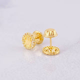 Topos Circulo Corona 0.85g / 6.6mm Oro Amarillo 18K