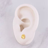 Topos Circulo Corona 0.9g / 6.6mm Oro Amarillo 18K