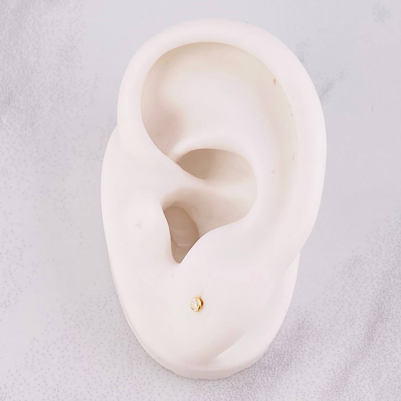Topos Bisel 0.35g / 2mm Oro Amarillo 18K