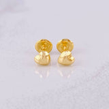 Topos Corazón 0.45g / 4.9mm Oro Amarillo 18K