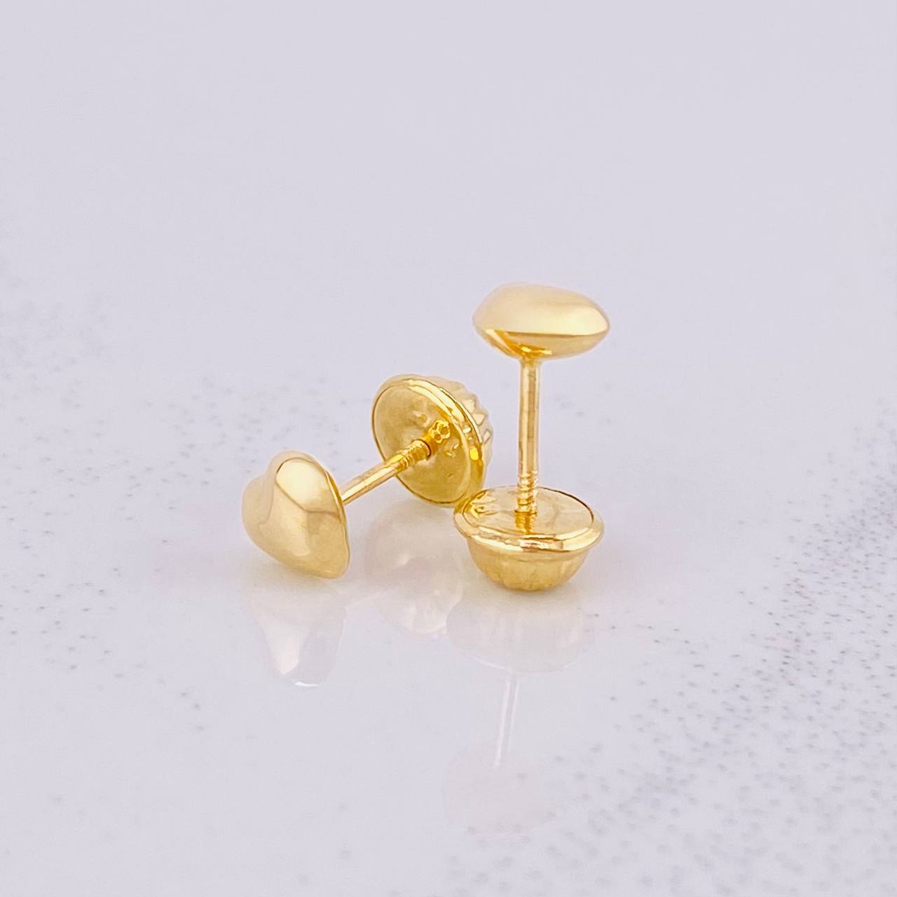Topos Corazón 0.45g / 4.7mm Oro Amarillo 18K