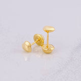 Topos Corazón 0.45g / 4.7mm Oro Amarillo 18K