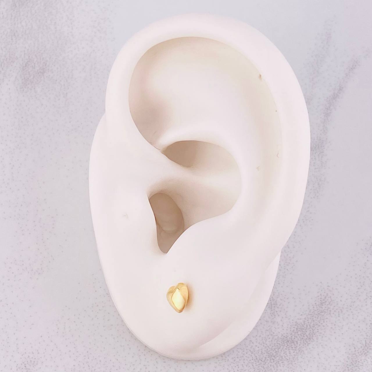 Topos Corazón 0.45g / 4.9mm Oro Amarillo 18K