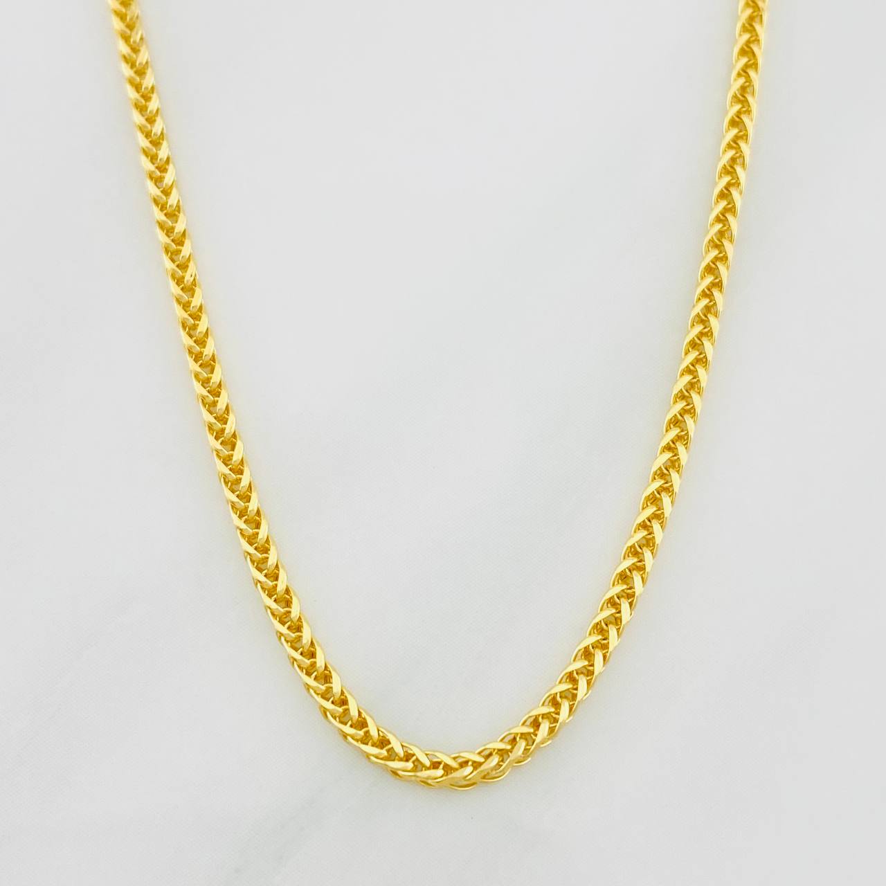 Cadena Franco 2.8g / 60cm / 1.52mm Oro Amarillo 18K