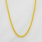 Cadena Franco 2.8g / 60cm / 1.52mm Oro Amarillo 18K