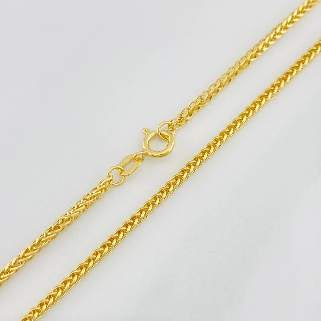Cadena Franco 2.8g / 60cm / 1.52mm Oro Amarillo 18K