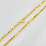 Cadena Franco 2.8g / 60cm / 1.52mm Oro Amarillo 18K