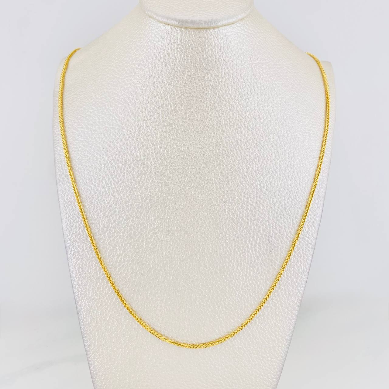 Cadena Franco 2.8g / 60cm / 1.52mm Oro Amarillo 18K