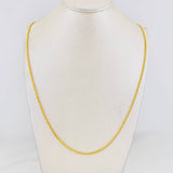 Cadena Franco 2.8g / 60cm / 1.52mm Oro Amarillo 18K