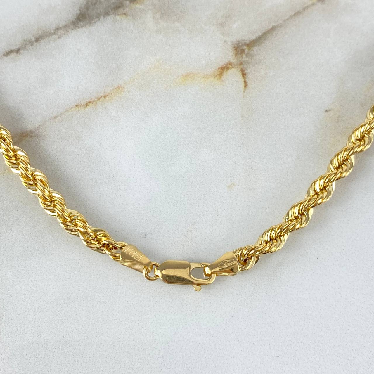 Cadena Lazo 6.45gr / 50cm / 3mm Oro Amarillo +3 ©