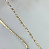 Cadena Plana Diamantada 1.45gr / 45cm / 1.4mm Tres Oros +3