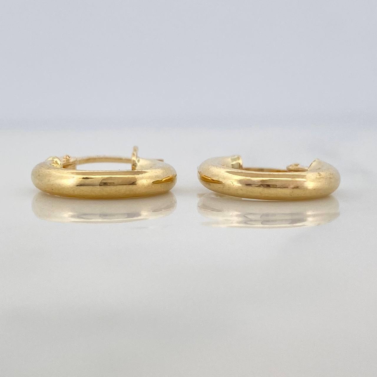 Candongas Jass 1.35 g / 1.5 cm Oro Amarillo 18K