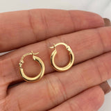Candongas Jass 1.35 g / 1.5 cm Oro Amarillo 18K