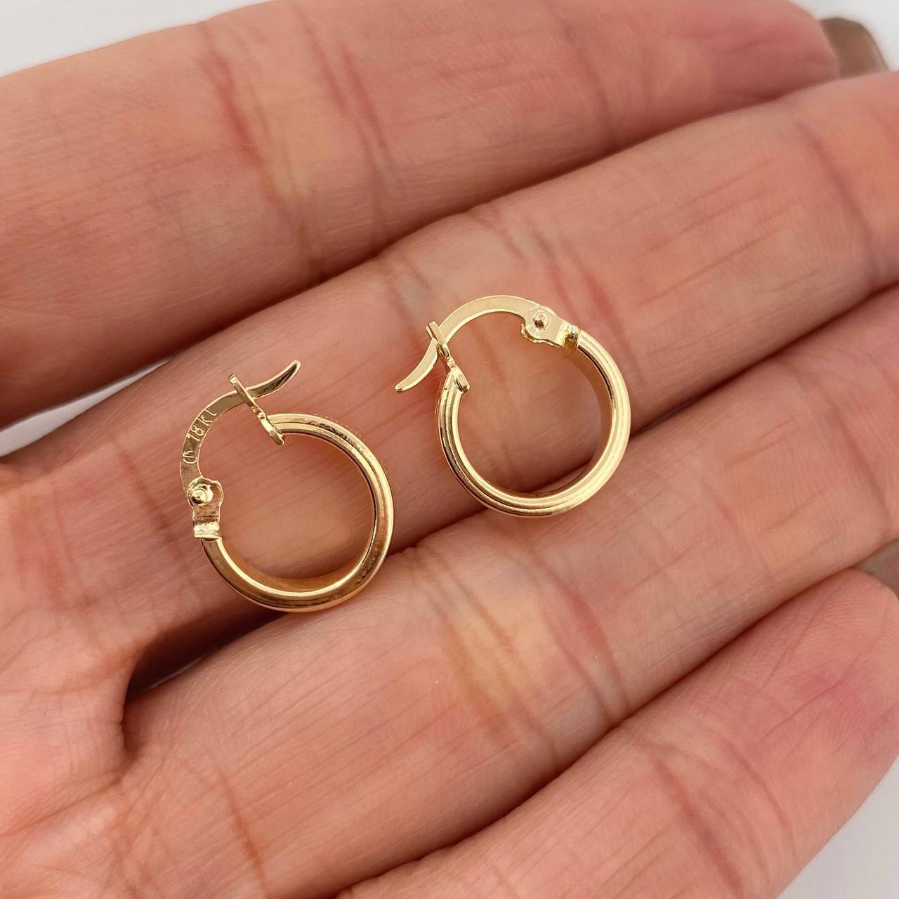 Candongas Tornillo 1.25 g / 1.5 cm Oro Amarillo 18K
